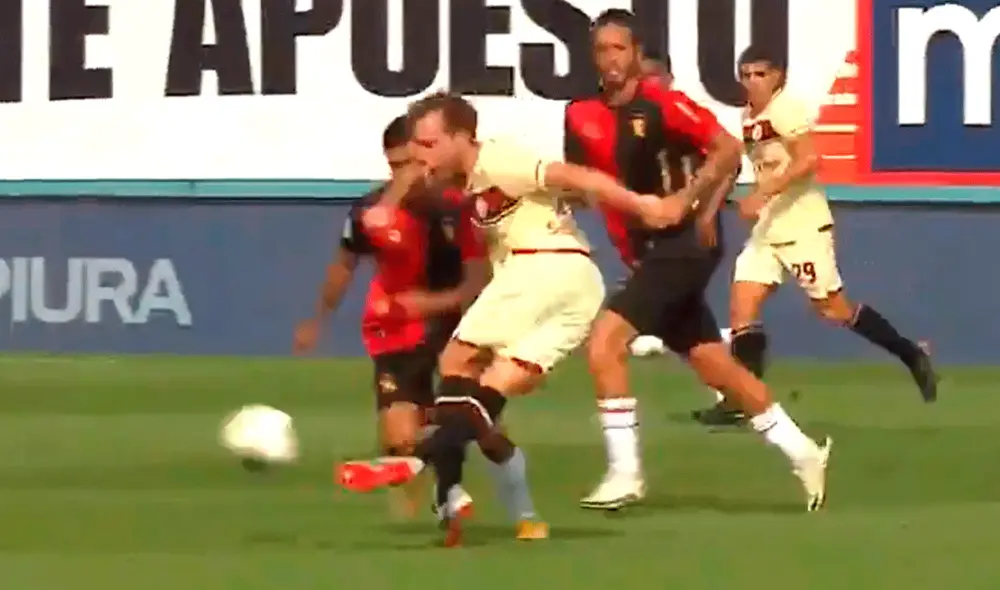 Universitario igualó ante Melgar en su debut en la Liga 1 2021. Foto: captura de Gol Perú