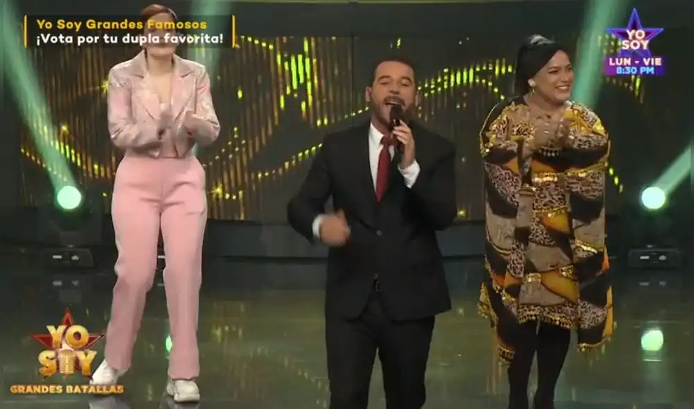 Adolfo Aguilar volvió al programa luego de haberse mantenido alejado por tres años. Concursantes y audiencia disfrutaron de su regreso. Foto: captura de Latina
