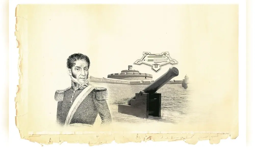 El mariscal La Mar comanda la fortaleza del Real Felipe en el Callao. El bastión
realista, con unos 600 soldados y 332 cañones, resguarda el puerto de un desembarco enemigo, pero no puede evitar el asedio marítimo y algún que otro ocasional cañonazo de
la escuadra libertadora. La Mar cavila. El mariscal La Mar comanda la fortaleza del Real Felipe en el Callao. El bastión
realista, con unos 600 soldados y 332 cañones, resguarda el puerto de un desembarco enemigo, pero no puede evitar el asedio marítimo y algún que otro ocasional cañonazo de
la escuadra libertadora. La Mar cavila.