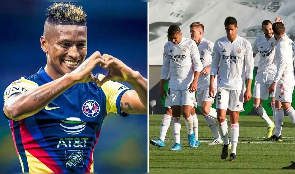 El equipo de Pedro Aquino fue comparado con el poderoso Real Madrid de España. Foto: América/EFE El equipo de Pedro Aquino fue comparado con el poderoso Real Madrid de España. Foto: América/EFE