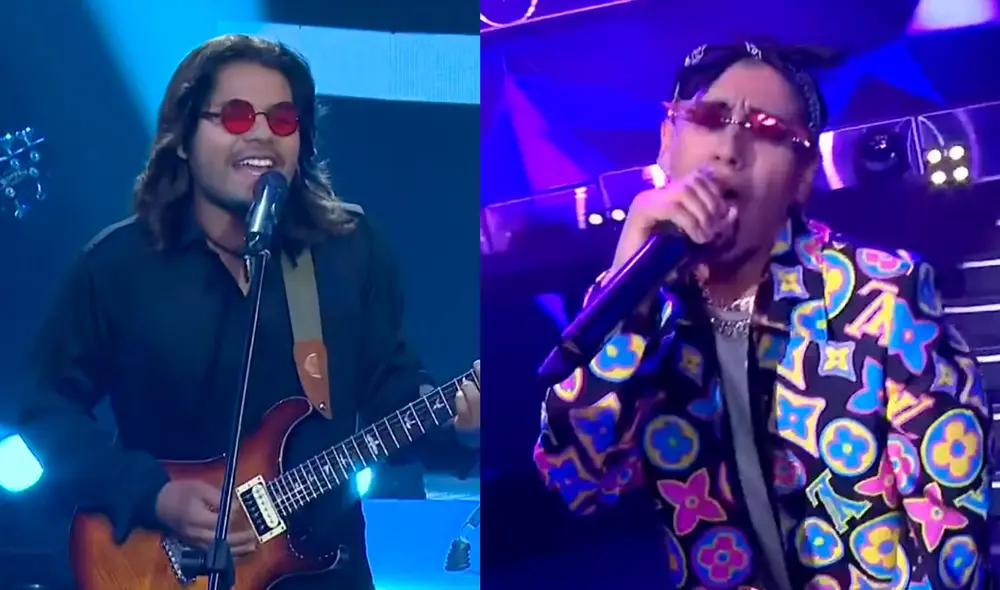 ‘Marcello Motta’ y Jean Paul Strauss interpretaron el tema “A rodar la vida”, mientras que ‘Bad Bunny’ y Ania presentaron un mix de “Yo perreo sola” y “La noche de anoche”. Foto: captura Latina ‘Marcello Motta’ y Jean Paul Strauss interpretaron el tema “A rodar la vida”, mientras que ‘Bad Bunny’ y Ania presentaron un mix de “Yo perreo sola” y “La noche de anoche”. Foto: captura Latina
