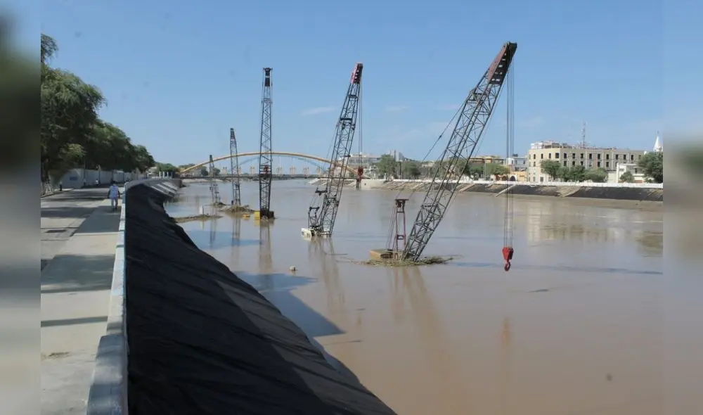 Tamaño actual es de 440 metros cúbicos por segundo, a la altura del centro de la ciudad. Foto: Reneyro Guerra (República)