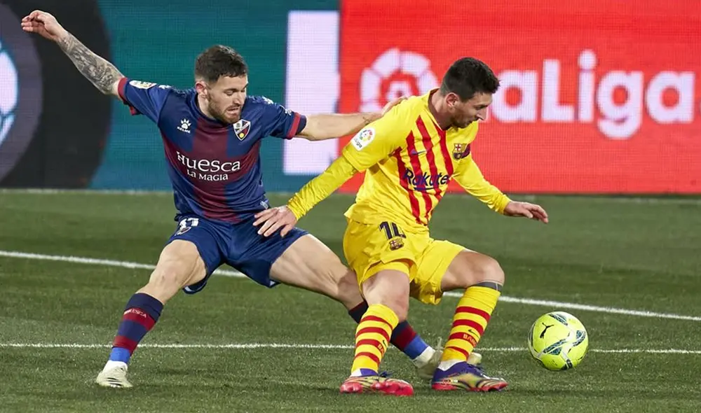 Barcelona y Huesca se citan en el Camp Nou por LaLiga. Foto: EFE Barcelona y Huesca se citan en el Camp Nou por LaLiga. Foto: EFE