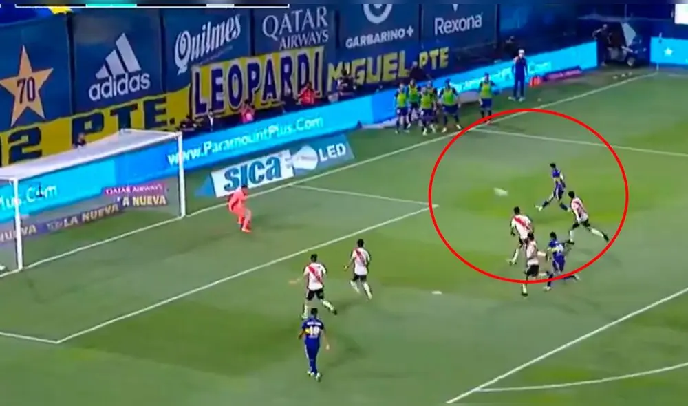 Maroni desaprovechó la oportunidad de ampliar el marcador. Foto: captura/FOX Sports Maroni desaprovechó la oportunidad de ampliar el marcador. Foto: captura/FOX Sports