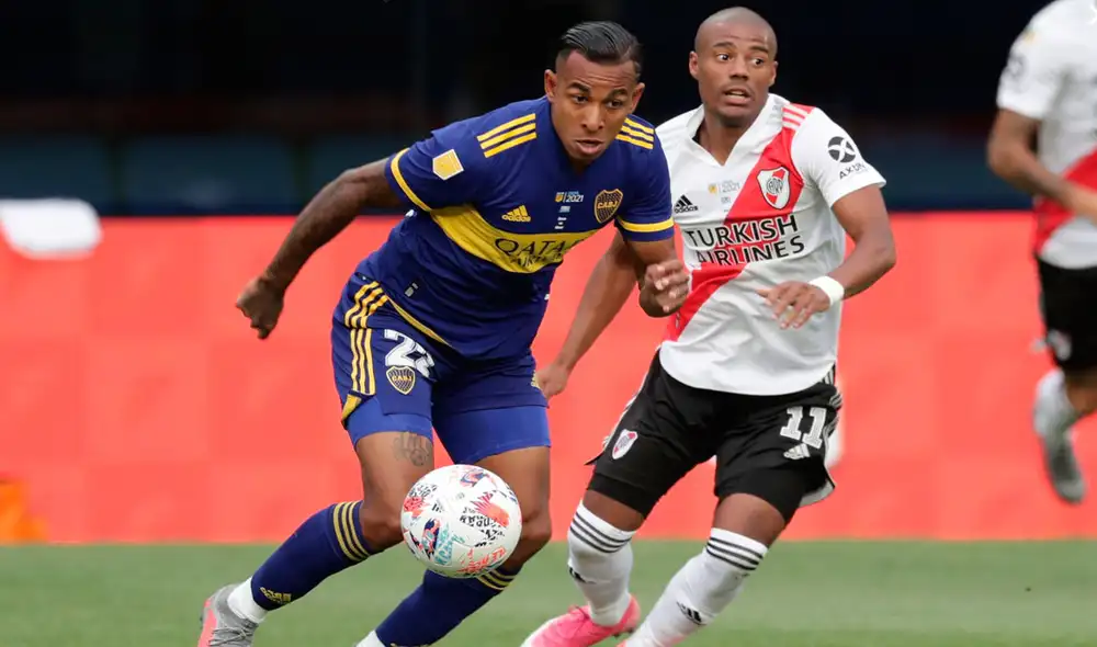 Boca Juniors y River Plate empataron 1-1 por la fecha 5 de la Copa de la Liga Profesional. Foto: EFE Boca Juniors y River Plate empataron 1-1 por la fecha 5 de la Copa de la Liga Profesional. Foto: EFE