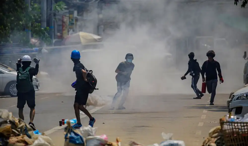 Desde que empezó el sublevamiento militar más de 2.150 personas han sido arrestadas, de las cuales 319 recuperaron la libertad. Foto: EFE