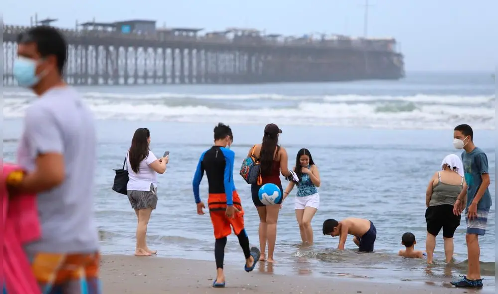 Playa de Pimentel presenta buena calidad microbiológica del agua. Foto: Clinton Medina/La República