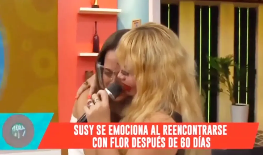 Flor Polo agradeció a su madre por siempre estar pendiente de su salud. Foto: captura América TV Flor Polo agradeció a su madre por siempre estar pendiente de su salud. Foto: captura América TV