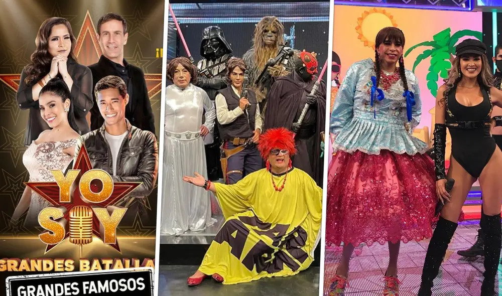 Programas de Latina, ATV y América TV se volvieron a enfrentar por la preferencia del público. Foto: Yo soy/ Instagram/ Jorge Benavides/ Instagram/ Ernesto Pimentel/ Instagram