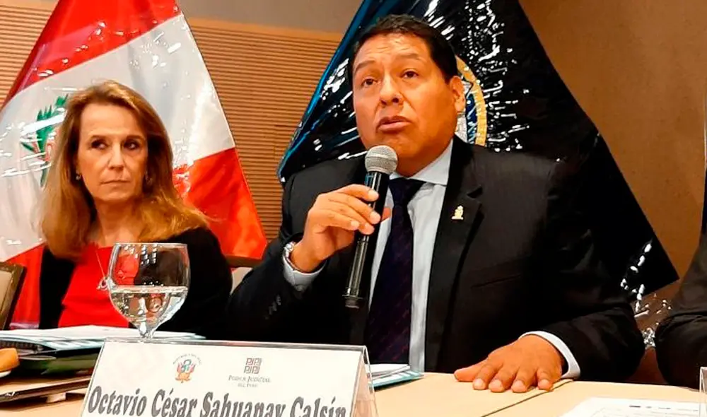 Presidente. "Vamos a responder a las exigencias de la ciudadanía", dice César Sahuanay. Foto: Poder Judicial