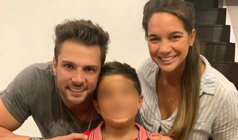 Nicola Porcella y Francesca Lazo emocionados por los logros de su pequeño hijo. Foto: Francesca Lazo/ Instagram