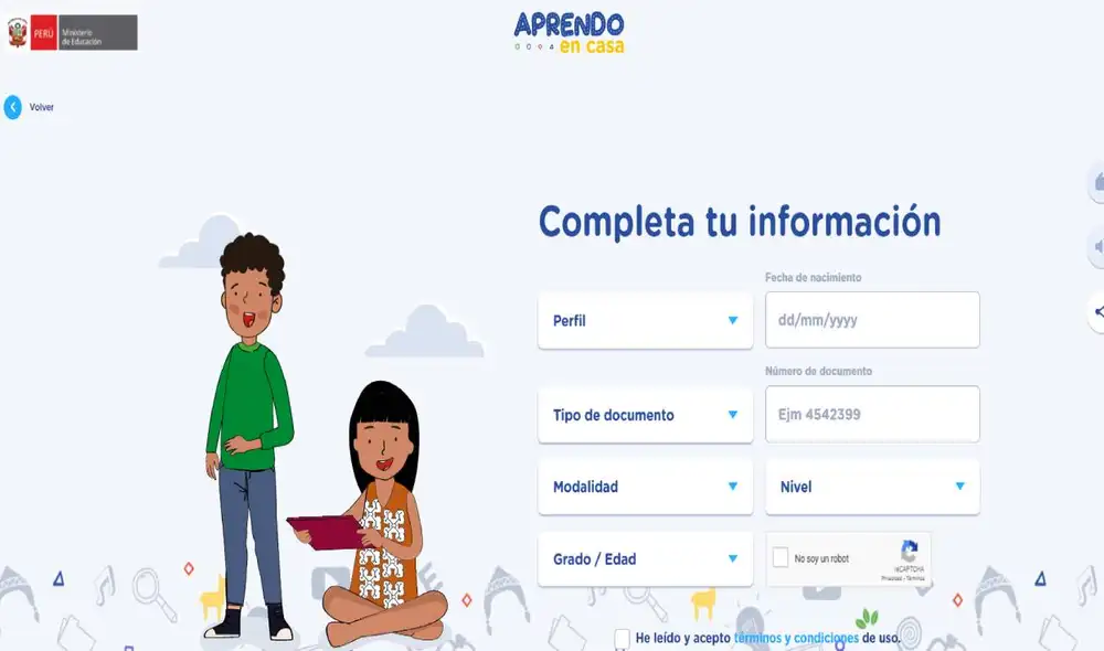 Las clases virtuales del Aprendo en casa comenzarán el próximo 5 de abril. Foto: captura aprendoencasa.pe