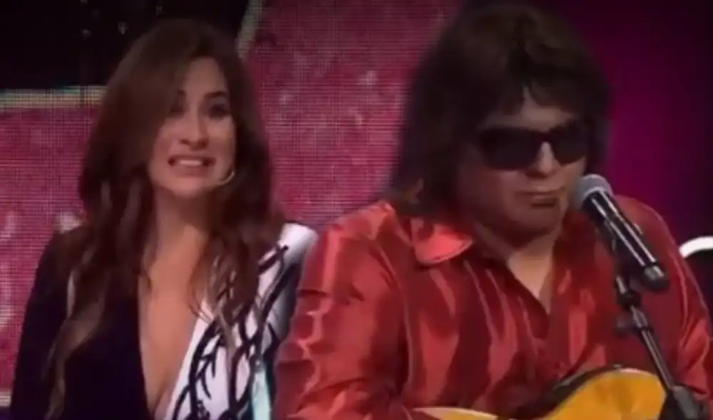 Myriam Hernández encantada con la presentación de Sebastián Landa. Foto: captura Chile visión Myriam Hernández encantada con la presentación de Sebastián Landa. Foto: captura Chile visión