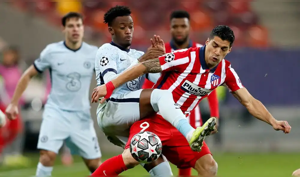 Los blues se impusieron por la mínima ante los colchoneros en la ida. Foto: EFE