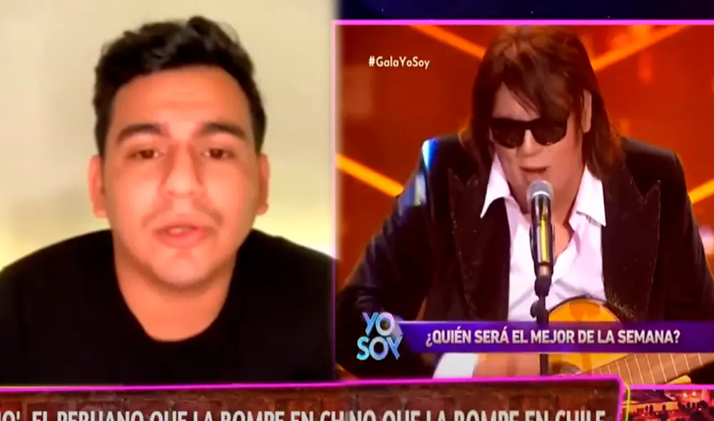 El imitador peruano de José Feliciano brindó una entrevista. Foto: captura Latina