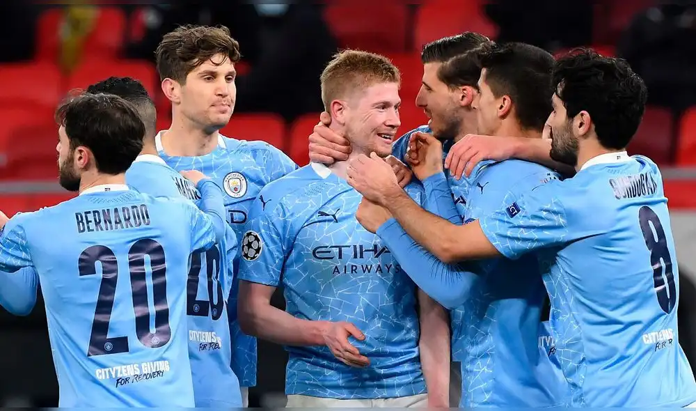 Manchester City clasificó a los cuartos de final de la Campions League con un global de 4-0. Foto: EFE Manchester City clasificó a los cuartos de final de la Campions League con un global de 4-0. Foto: EFE