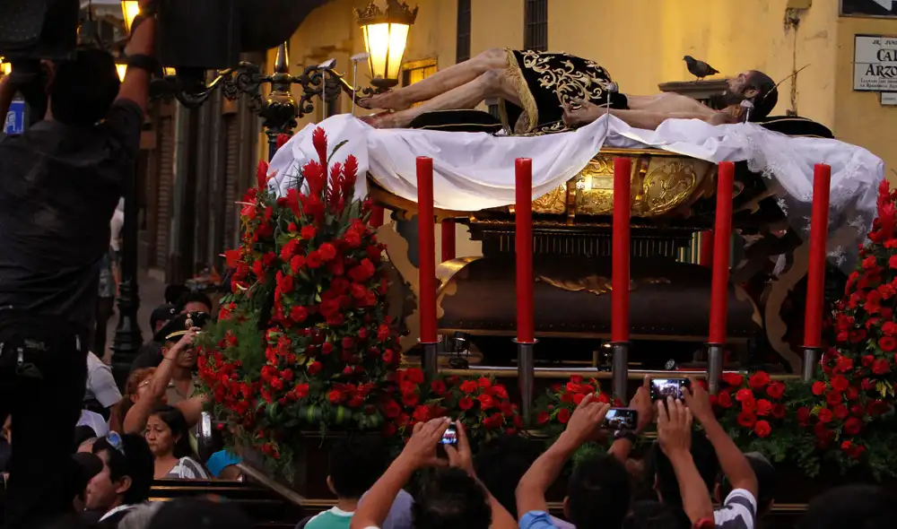 Las procesiones eran una de las actividades tradicionales de Semana Santa. Foto: La República