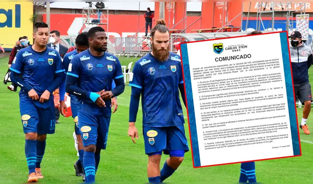 Carlos Stein emitió un comunicado. Foto: Carlos Stein