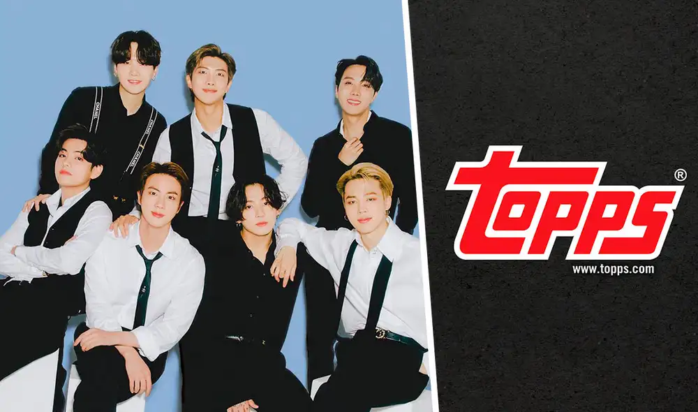 Topps, empresa que produce souvenirs y goods coleccionables, se pronunció sobre su ilustración de BTS. Foto: composición BH/Topps Topps, empresa que produce souvenirs y goods coleccionables, se pronunció sobre su ilustración de BTS. Foto: composición BH/Topps