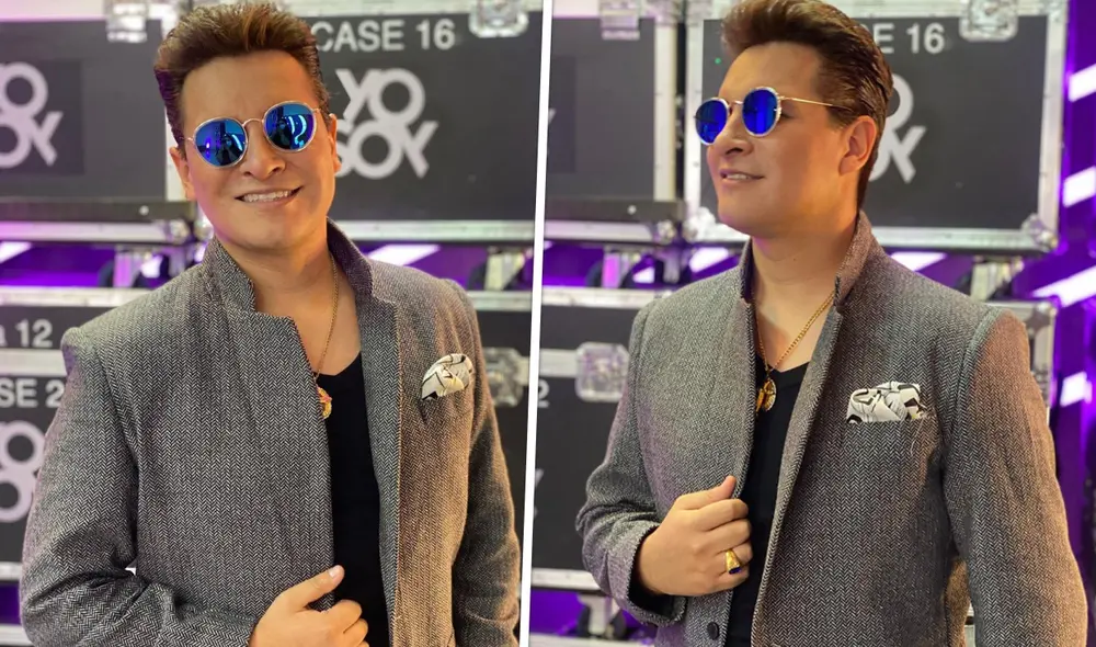 El imitador peruano Harold Gamarra caracterizado como Emmanuel en Yo soy Chile. Foto: Harold Gamarra/ Instagram El imitador peruano Harold Gamarra caracterizado como Emmanuel en Yo soy Chile. Foto: Harold Gamarra/ Instagram