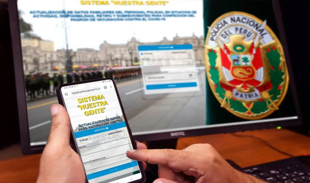 La plataforma para actualizar los datos de los integrantes de la PNP se llama Sistema Nuestra Gente. Foto: Twitter / @MininterPeru La plataforma para actualizar los datos de los integrantes de la PNP se llama Sistema Nuestra Gente. Foto: Twitter / @MininterPeru