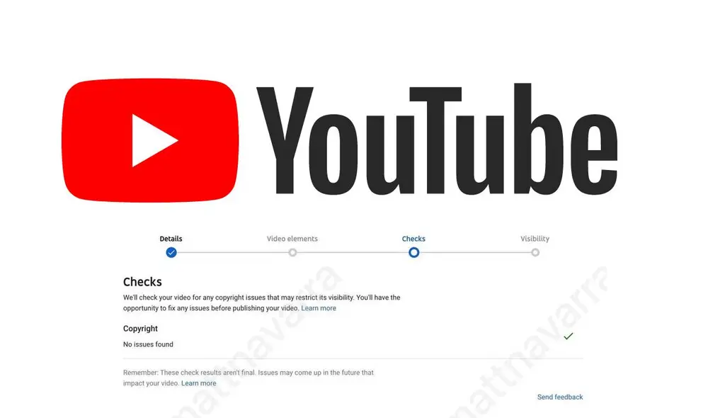 Muchos creadores de contenido desconocen si el material que utilizan está protegido por copyright. Esta medida busca que se les advierta antes de que un video realice su primer impacto. Foto: YouTube/Matt Navarra