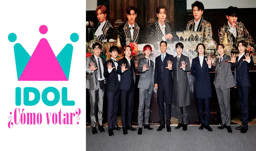 Tutorial didáctico para votar por SUPER JUNIOR en Showchampion. Foto: composición LR Tutorial didáctico para votar por SUPER JUNIOR en Showchampion. Foto: composición LR