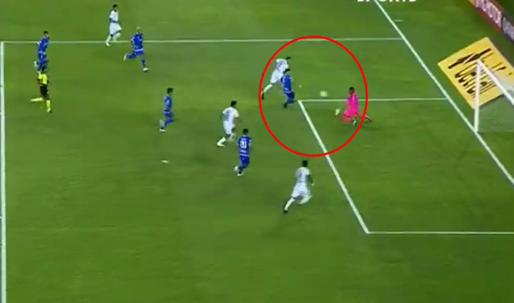 Cristian Bordacahar rompe el cero en el Melgar vs Mannucci. Foto: DirecTV Sports