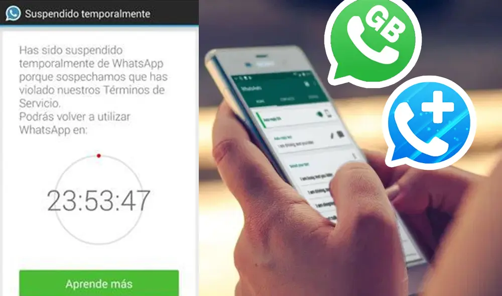 Usar estos MODs puede poner en peligro tu cuenta de WhatsApp. Foto: composición La República