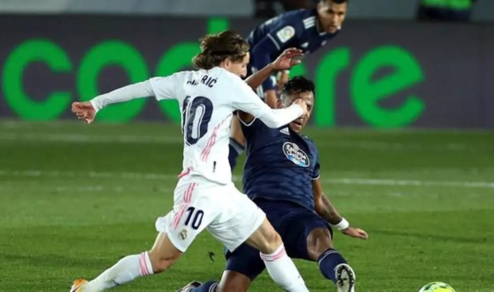 Renato Tapia se enfrentará por segunda vez al Real Madrid con Celta de Vigo. Foto: EFE Renato Tapia se enfrentará por segunda vez al Real Madrid con Celta de Vigo. Foto: EFE
