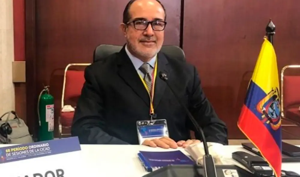 El ministro de Salud Pública (MSP) de Ecuador, Rodolfo Farfán, presentó su carta de renuncia este viernes 19 de marzo. Foto: AFP