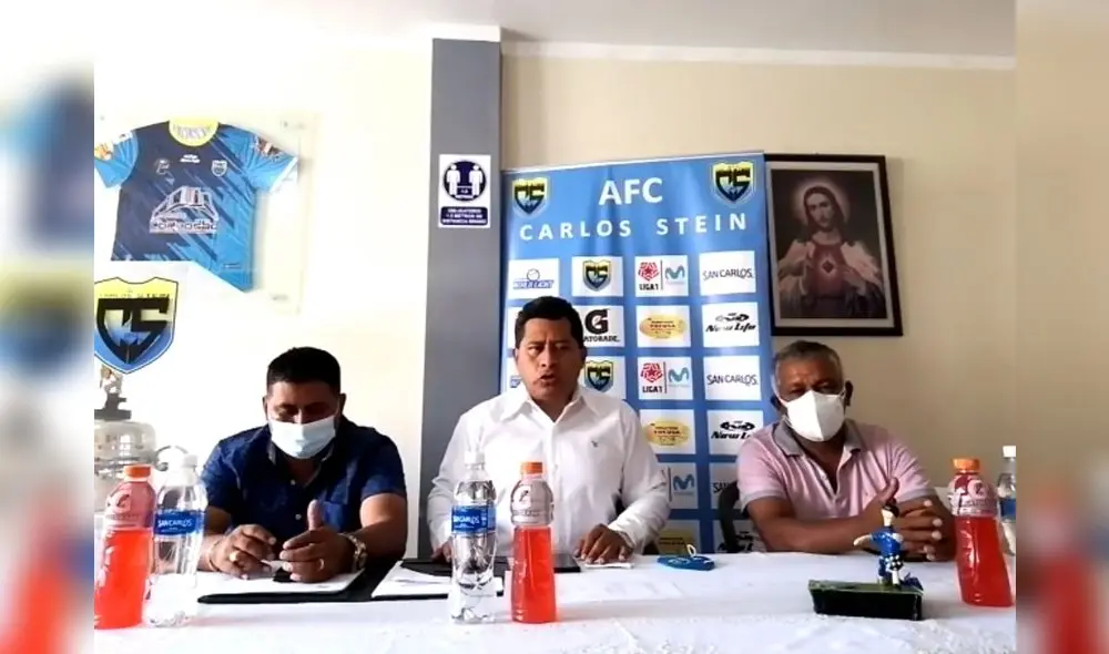 Presidente de Carlos Stein ofreció conferencia de prensa virtual Foto: Facebook: Captura de pantalla