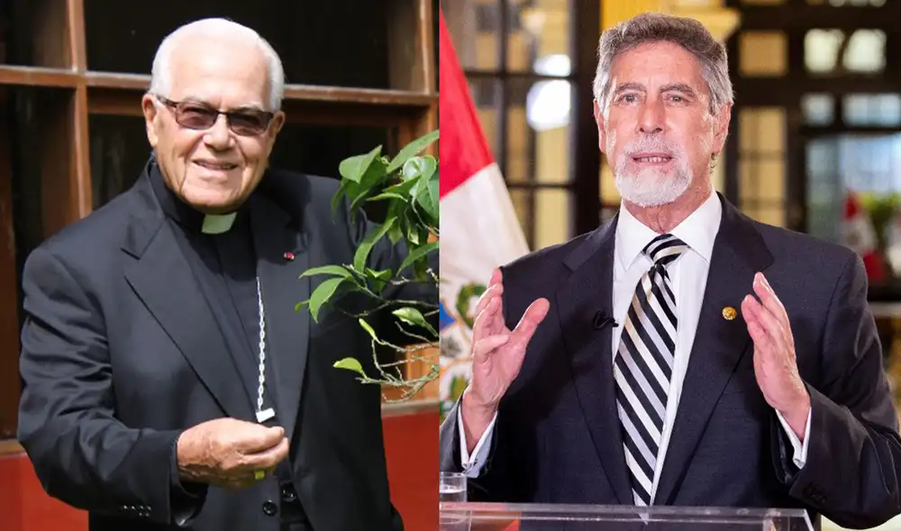 Francisco Sagasti consideró que el Gobierno vivirá agradecido con el monseñor Luis Bambarén "por sus gestos de bondad y unión fraterna", Foto: composición/La República