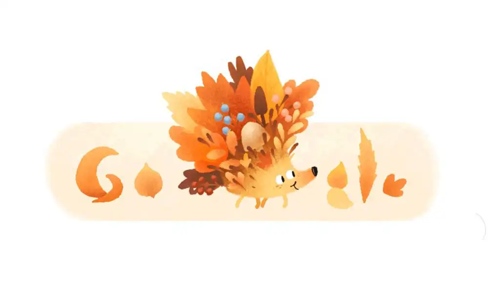 Google celebra el equinoccio de otoño este sábado 20 de marzo de 2021. Foto: captura