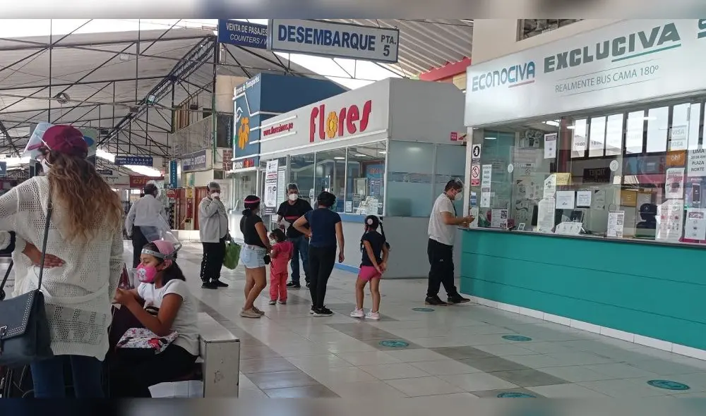 Empresas retomaron la venta de pasajes para regiones del sur. Foto: La República.