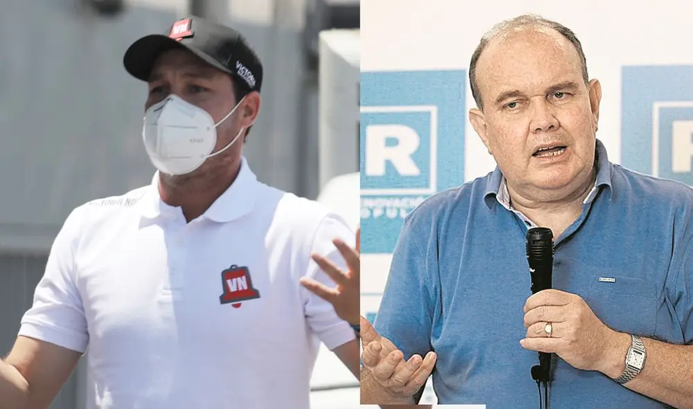 George Forsyth sobre debate con Rafael López Aliaga: "Para nosotros todos son los mismos, realmente no importa con quién nos toca". Foto: composición/La República George Forsyth sobre debate con Rafael López Aliaga: "Para nosotros todos son los mismos, realmente no importa con quién nos toca". Foto: composición/La República