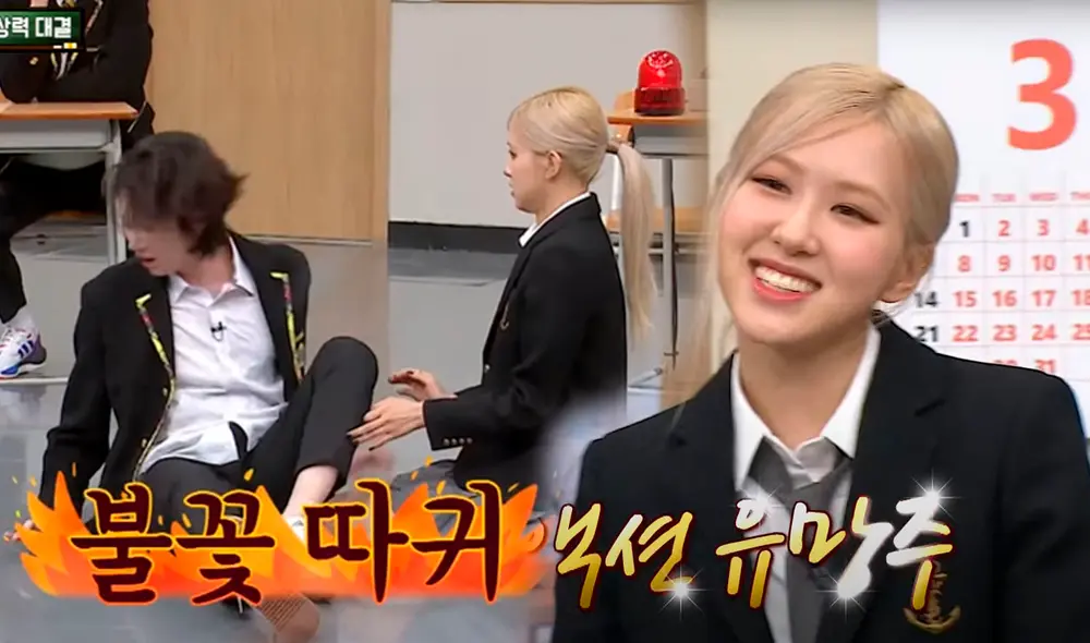 La integrante de BLACKPINK imitó personaje de Park Shin Hye en Knowing Bros. Foto: captura JTBC