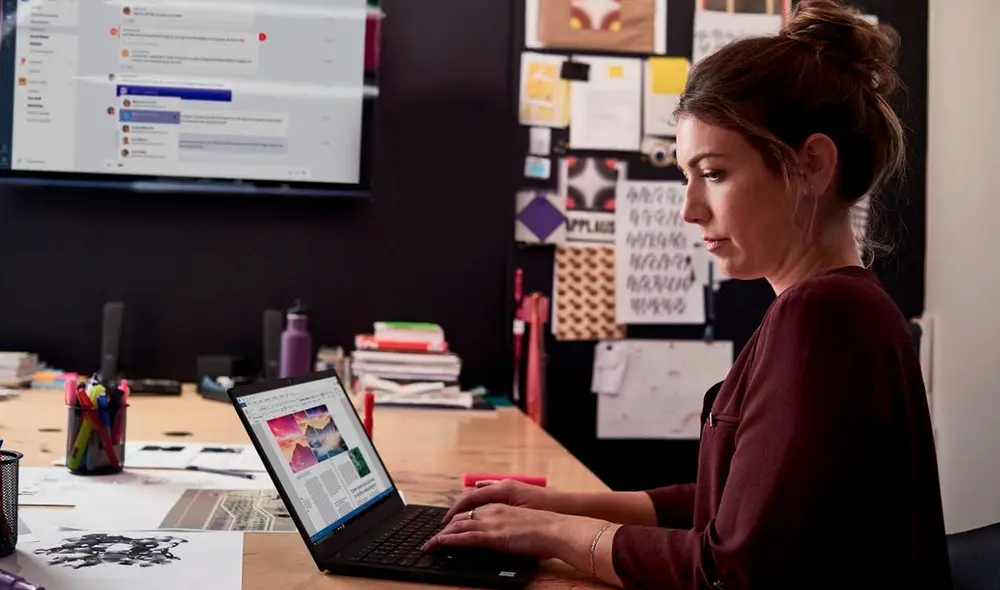 El trabajo remoto es el principal cambio para las pymes (48%). Foto: Microsoft