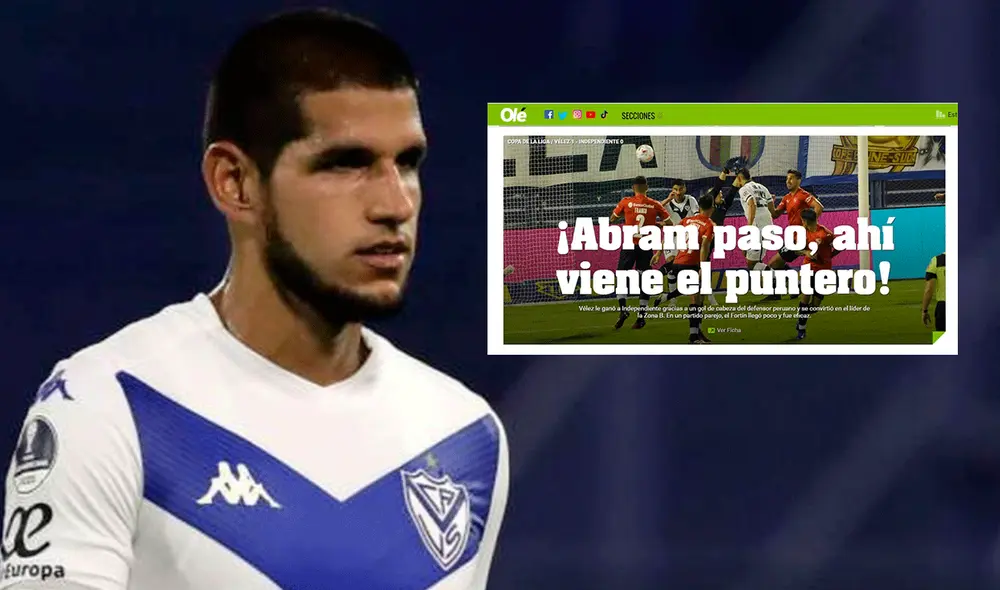 Luis Abram suma su cuarta temporada en Vélez. El peruano llegó en la etapa 2017/2018. Foto: composición de La República Luis Abram suma su cuarta temporada en Vélez. El peruano llegó en la etapa 2017/2018. Foto: composición de La República