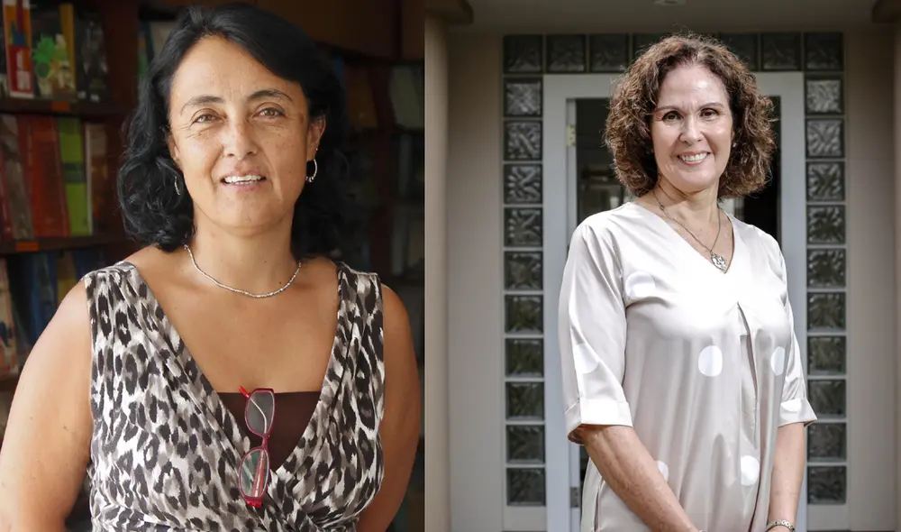 Natalia Gonzáles y Stella Mohme Seminario. Fotografía: John Reyes.