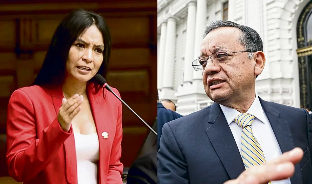 Felicita Tocto es la encargada de sustentar el informe final. Foto: composición/La República