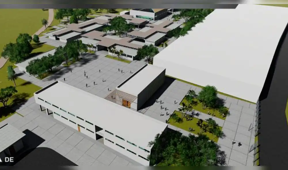 Proyecto de mejoramiento del Instituto Superior Pedagógico Santa Cruz de Cajamarca. Foto. Gerencia Subregional Chota