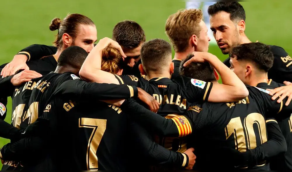 Griezmann y Dest pusieron los primeros goles en el partido. Foto: EFE Griezmann y Dest pusieron los primeros goles en el partido. Foto: EFE