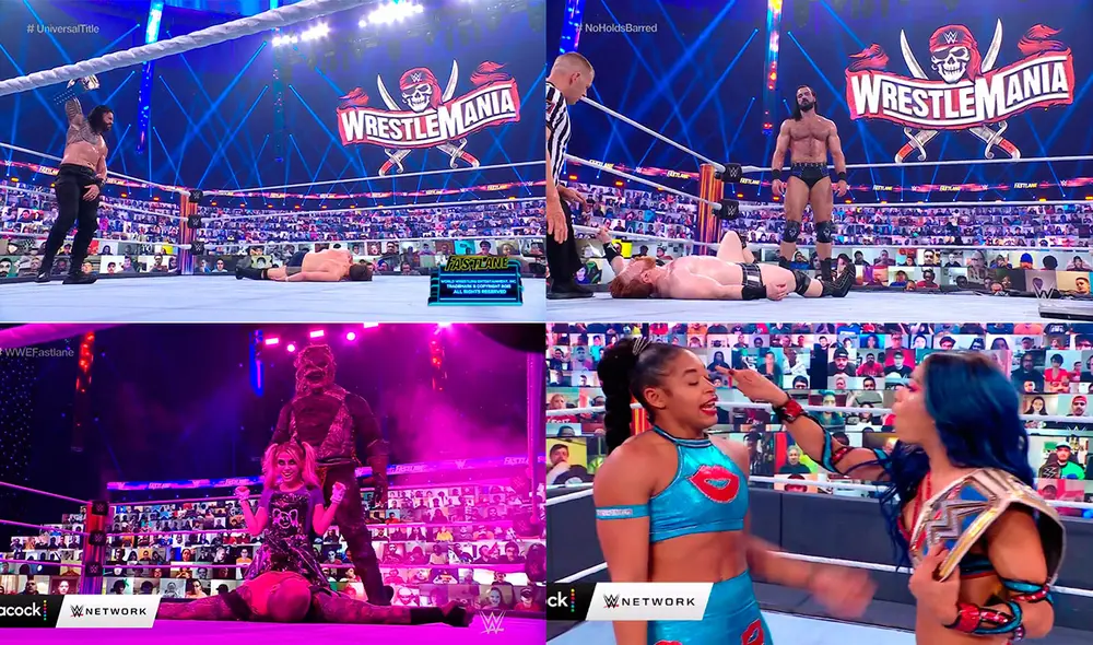 Fastlane 2021 no tuvo ningún cambio de titulo y las historias se siguen consolidando de cara a WrestleMania 37. Foto: WWE