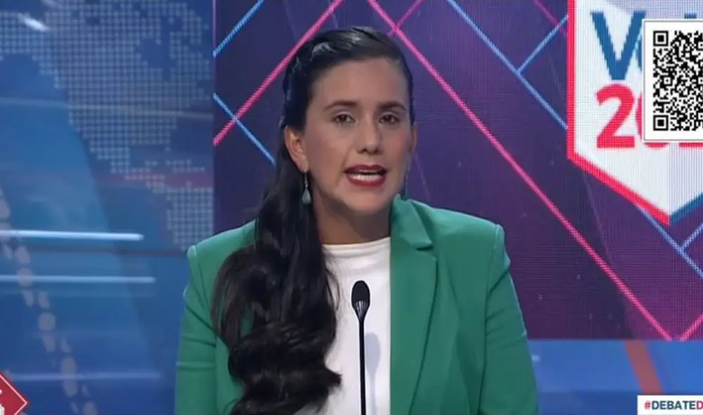 Verónika Mendoza ganó el debate presidencial, según la votación de la web Captura: Canal 4.