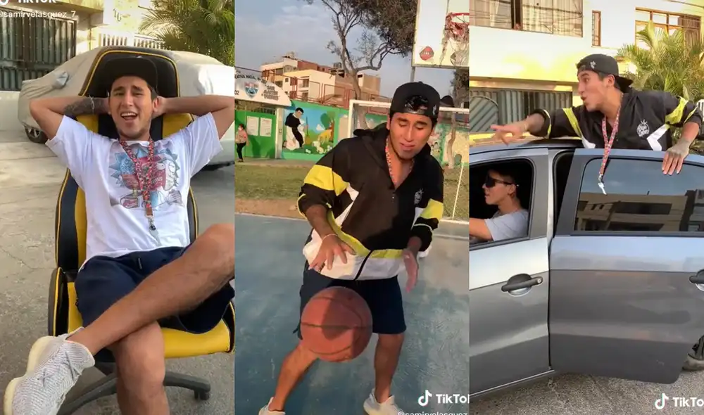 Peruano causa sensación en TikTok por recrear intro del Príncipe del rap. Foto: captura de TikTok