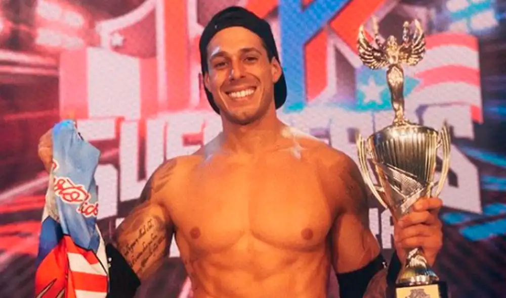 Hugo García participó en Guerreros Puerto Rico al lado de Israel Dreyfus, Macarena Vélez, Karen Dejo, Tepha Loza, Hugo García y Nicola Porcella. Foto: Hugo García Instagram