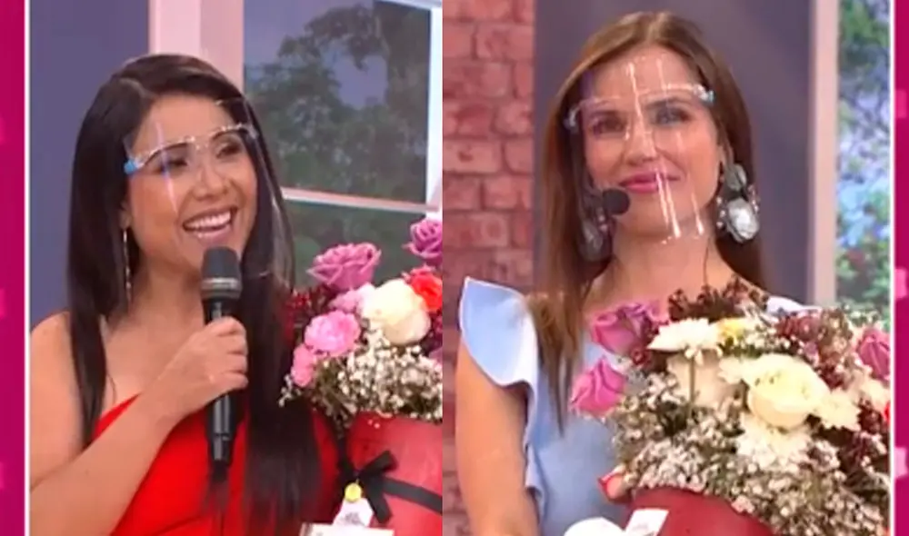Maju Mantilla y Tula Rodríguez retornaron al set de En boca de todos y protagonizaron una emotiva escena de reencuentro. Foto: captura América TV