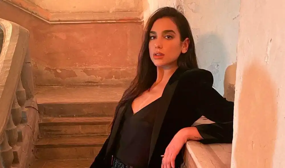 La cantante británica grababa una pieza publicitaria para Yves Saint Laurent. Foto: dualipa/Instagram
