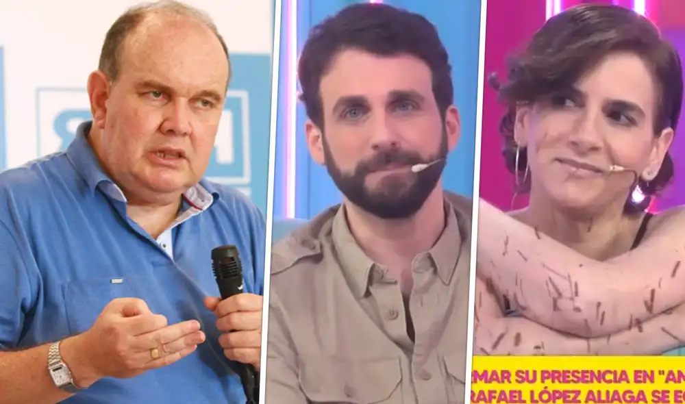 Rafael López Aliaga explica por qué decidió no dar entrevista en Amor y fuego. Foto: difusión/captura de Willax TV Rafael López Aliaga explica por qué decidió no dar entrevista en Amor y fuego. Foto: difusión/captura de Willax TV